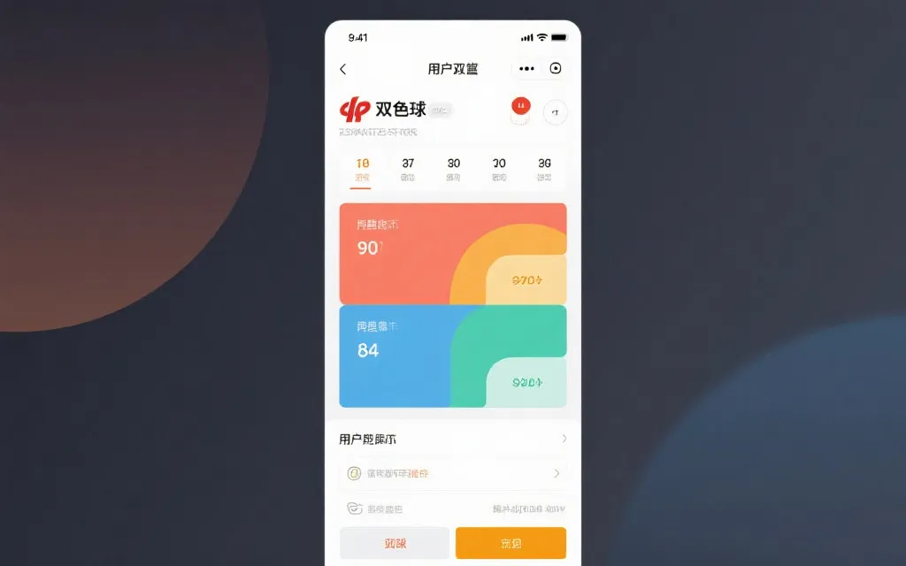 双色球计划信息展示界面设计
